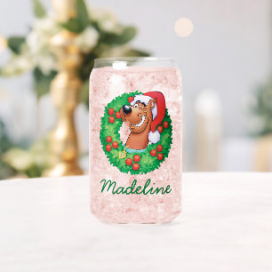 Füge Deinen Namen hinzu   Scooby in Wreath Dosenglas