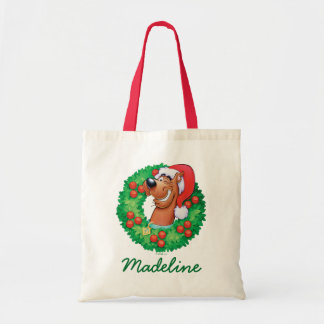 Füge Deinen Namen hinzu | Scooby in Wreath Tragetasche