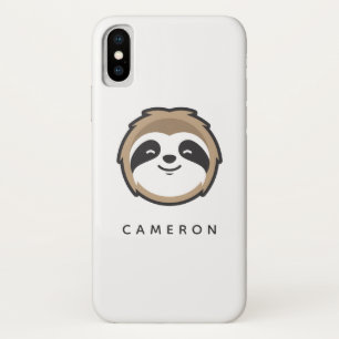 Füge Deinen Namen hinzu   Sloth Mascot Case-Mate iPhone Hülle