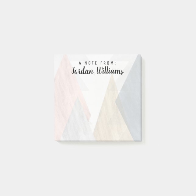 Füge Deinen Namen hinzu | Spitzenwerte II Post-it Klebezettel (Vorderseite)