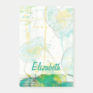 Füge Deinen Namen hinzu   Splash I Post-it Klebezettel