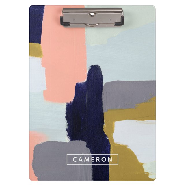 Füge Deinen Namen hinzu | Sprache Klemmbrett (Vorderseite)