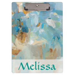 Füge Deinen Namen hinzu   Strand von Sparkle Klemmbrett