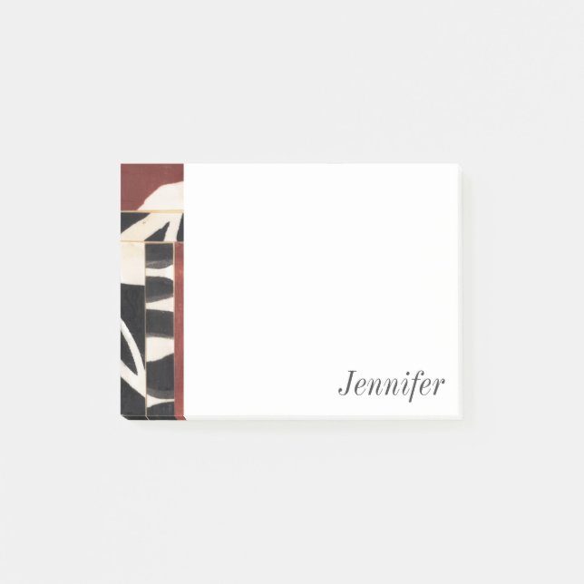 Füge Deinen Namen hinzu | Teile II Post-it Klebezettel (Vorderseite)