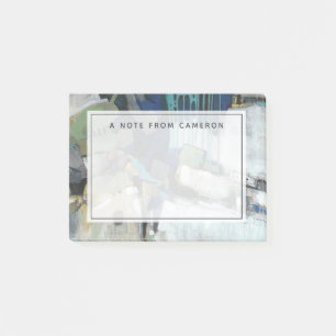 Füge Deinen Namen hinzu   Trennung Post-it Klebezettel