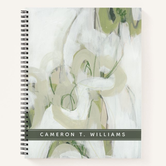 Füge Deinen Namen hinzu | Verb Notizbuch (Vorderseite)