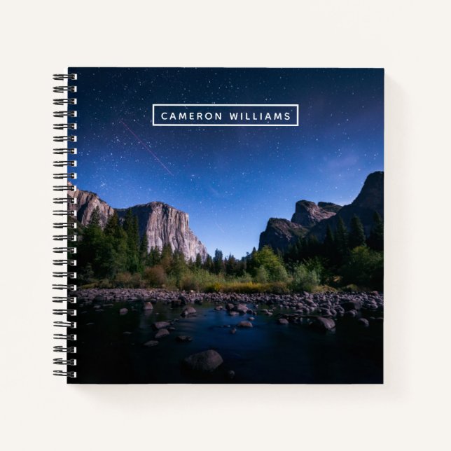 Füge Deinen Namen hinzu | Yosemite-Nationalpark Notizbuch (Vorderseite)