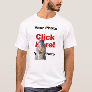 Füge ein Eichhörnchen individuell mit Foto bedruck T-Shirt