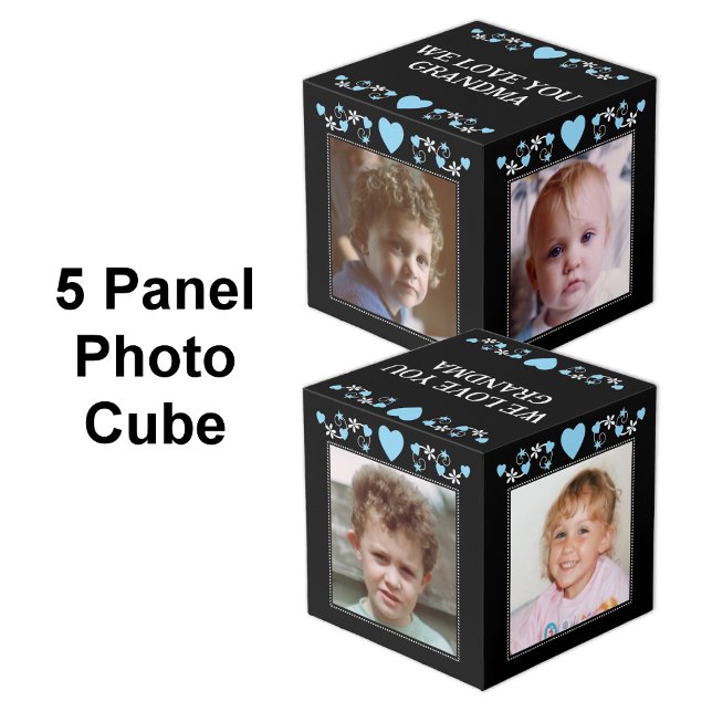 Fügen Sie 4 Bilder, die wir Ihnen Liebe Oma Schwar Würfel (Von Creator hochgeladen)