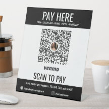Fügen Sie Business QR Code Venmo Bezahlung hier Pe