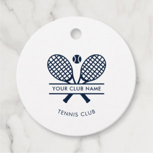 Fügen Sie Clubname Tennis Team Navy Blue Icon Cust Geschenkanhänger