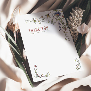 Fügen Sie Dankeschön-Karte Vintage Viktorianische  Einladung