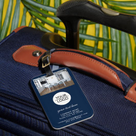 Fügen Sie das Foto für benutzerdefinierte Logos hi Gepäckanhänger