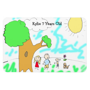 Fügen Sie das Kinderwerk hinzu Magnet