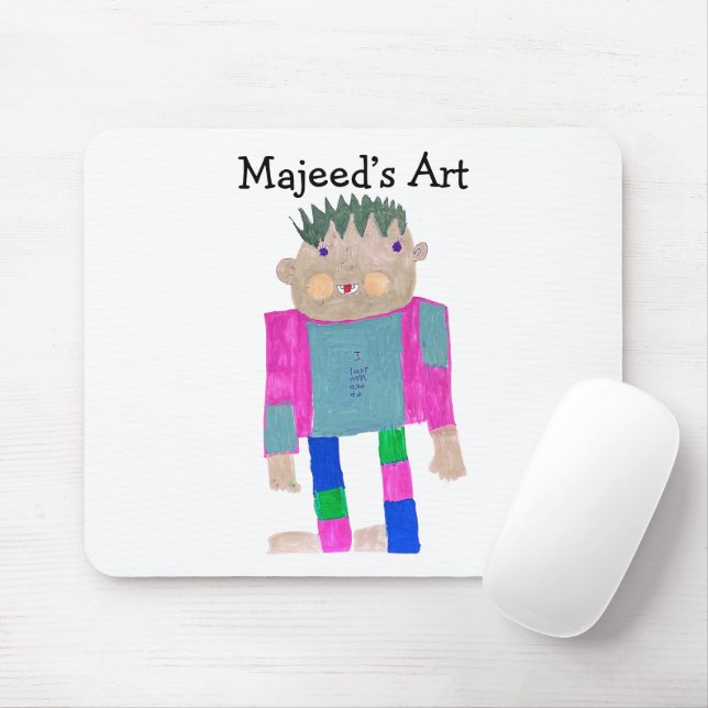 Fügen Sie das Kunstwerk Ihres Kindes hinzu  Mousepad (Mit Mouse)