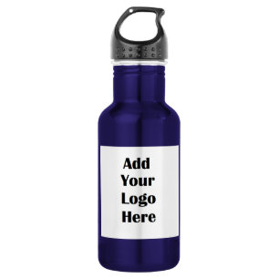 Fügen Sie dazu Ihr Logo für Unternehmen oder Team  Edelstahlflasche