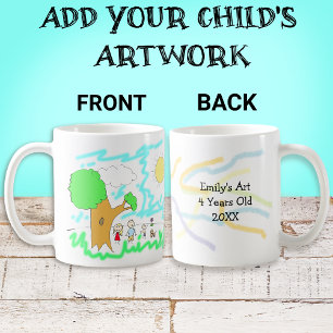 Fügen Sie dem ein Kinderwerk hinzu Kaffeetasse