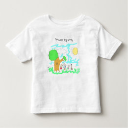 Fügen Sie dem ein Kinderwerk hinzu Kleinkind T-shirt