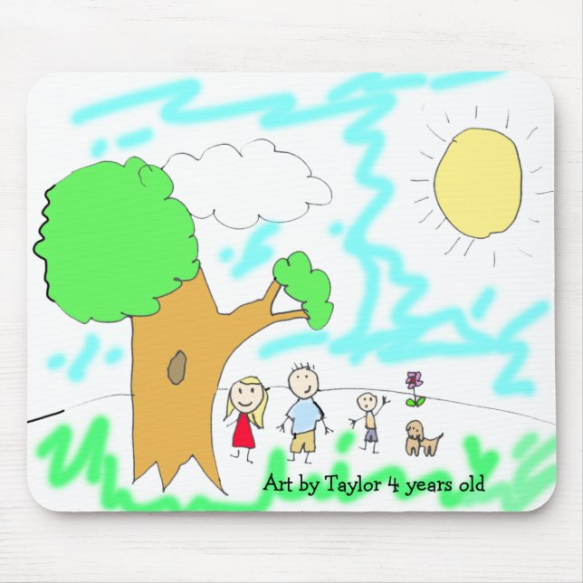 Fügen Sie dem ein Kinderwerk hinzu Mousepad (Vorne)