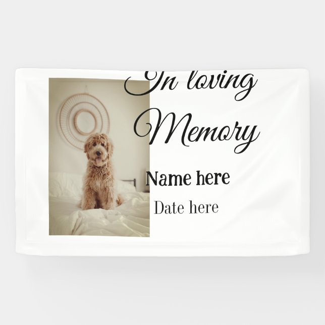 Fügen Sie dem liebenden Gedächtnistraining den Nam Banner (Horizontal)