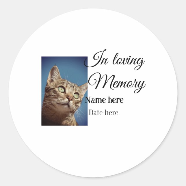 Fügen Sie dem liebenden Gedächtnistraining den Nam Runder Aufkleber (Vorderseite)