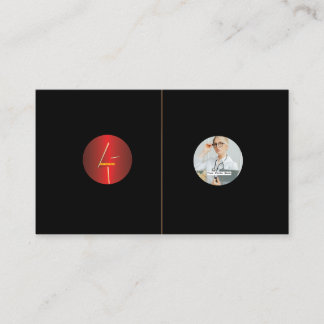 Fügen Sie den Bildkreis für das benutzerdefinierte Visitenkarte