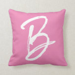 Fügen Sie den Buchstaben B des Kissen-Kissen-Kisse Kissen<br><div class="desc">Fügen Sie Ihren Namen / Nachname Letter B Throw Kissen / Kissen zu Ihrer Zuhause / Büro / Business Dekor Sammlung hinzufügen. Eine coole Geschenk-/Geschenkidee für alle, die individuelle Design-Objekte, positive Bilder, Natur, Minimalismus, einzigartige und personalisierte Dinge, etc. Liebe der Hintergrundfarbe (pink), um Ihre Bedürfnisse und Stil Anzug. Jede Seite...</div>