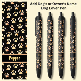 Fügen Sie den Namen des Eigentümers oder des Hunde Kugelschreiber