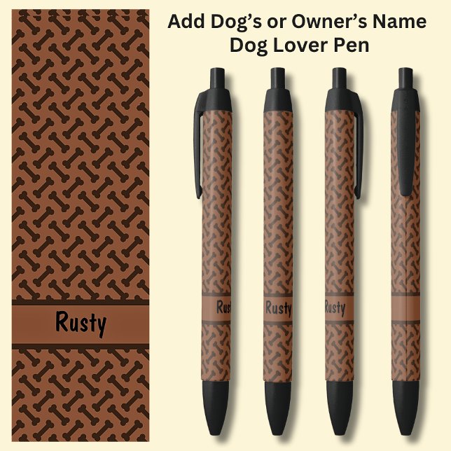 Fügen Sie den Namen des Eigentümers oder des Hunde Kugelschreiber (Von Creator hochgeladen)