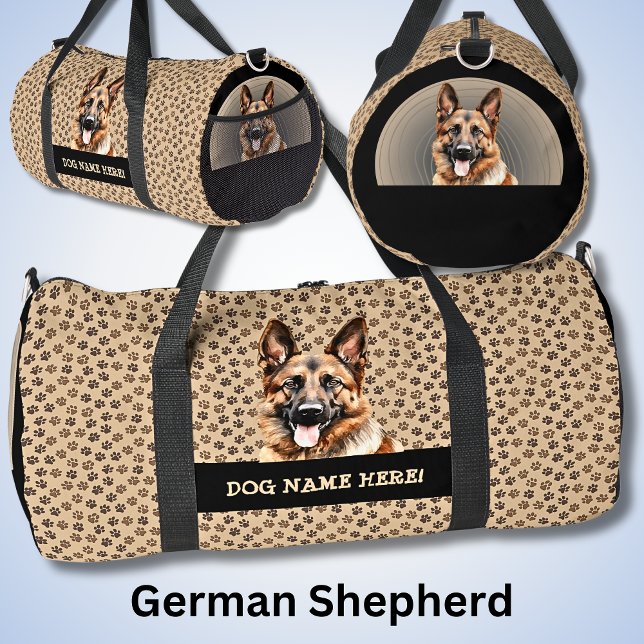 Fügen Sie den Namen des Hundes oder Ihren Namen hi Duffle Bag (Von Creator hochgeladen)