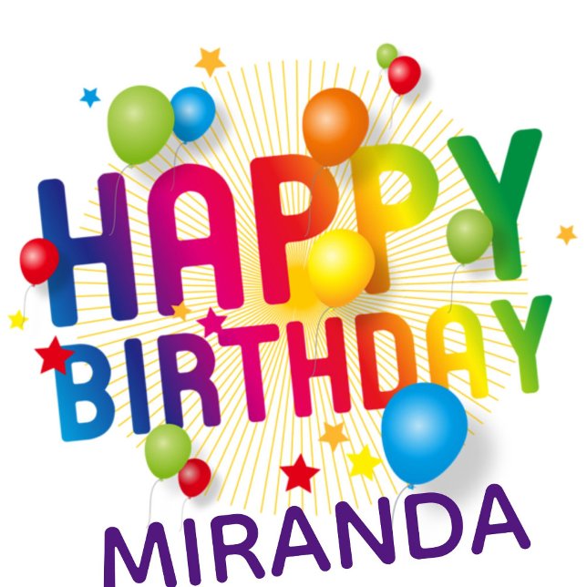 Fügen Sie den Namen farbenfrohe Balloons Happy Bir Geschenkpapier (Von Creator hochgeladen)