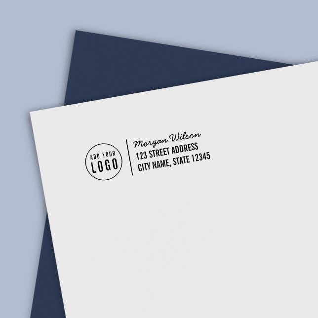 Fügen Sie die Adresse Ihres Logos fett-Trennbuchst Permastempel (Von Creator hochgeladen)