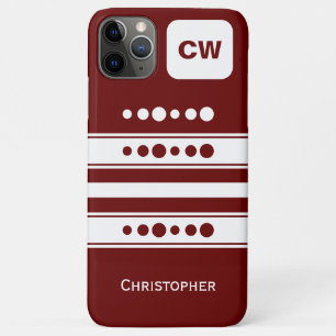 Fügen Sie die Initialen hinzu, und markieren Sie W Case-Mate iPhone Hülle