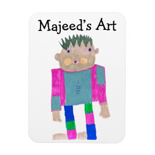 Fügen Sie die Kunstwerke Ihres Kindes hinzu Magnet