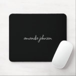Fügen Sie die Minimal-Monogramm für Ihren vollstän Mousepad<br><div class="desc">Ein einfaches und elegantes Monogramm-Design mit vollem Namen.</div>