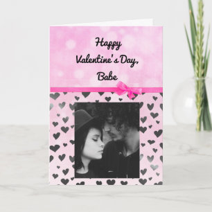 Fügen Sie dieses Valentinstagskarten-Foto hinzu Karte