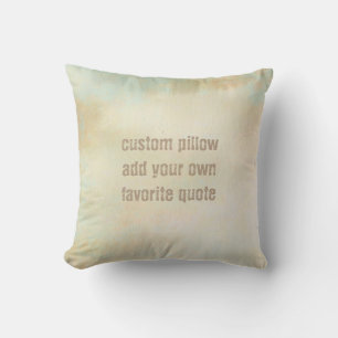 fügen Sie ein Anführungskissen originale Aquarellg Kissen