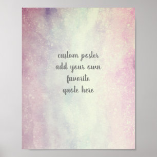 fügen Sie ein Anführungszeichen Wasserfarbe hinzu Poster