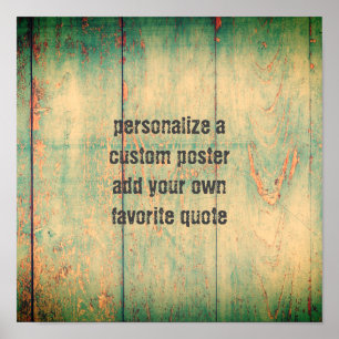 fügen Sie ein eigenes Zitat-Poster für die Dekorat Poster