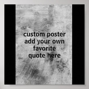 fügen Sie ein Zitat Poster grau gestresste Farbe D