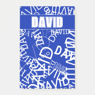 Fügen Sie einen beliebigen Namen, Namenscollage in Post-it Klebezettel