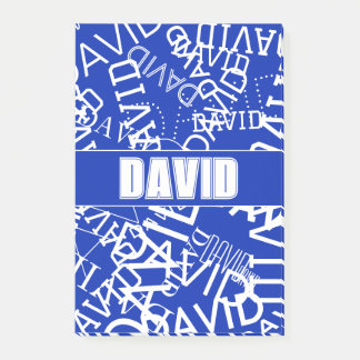 Fügen Sie einen beliebigen Namen, Namenscollage in Post-it Klebezettel