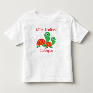 Fügen Sie einen Namen Personalisiert Turtles Klein Kleinkind T-shirt