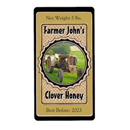 Fügen Sie einen Picture Black & Gold Wedding Honey