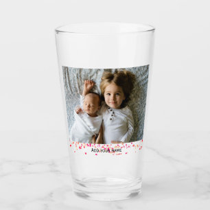 Fügen Sie einfach Ihren Foto Text bunt Sterne Text Glas