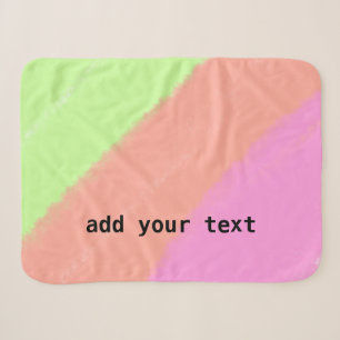 Fügen Sie einfach nur Ihr Text-Monogramm-Foto hinz Sherpadecke