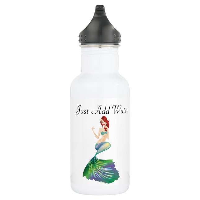 Fügen Sie einfach Wasser Hübsche Mermaid Wasserfla Edelstahlflasche (Rechts)