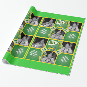 Fügen Sie Foto Traktor-Verpackungs-Papier hinzu Geschenkpapier