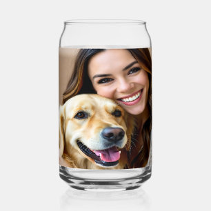 Fügen Sie Golden Retriever Foto Personalisieren Dosenglas