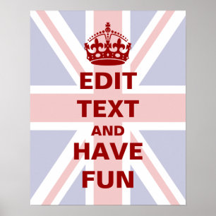 Fügen Sie hier Ihren eigenen Text hinzu! Poster